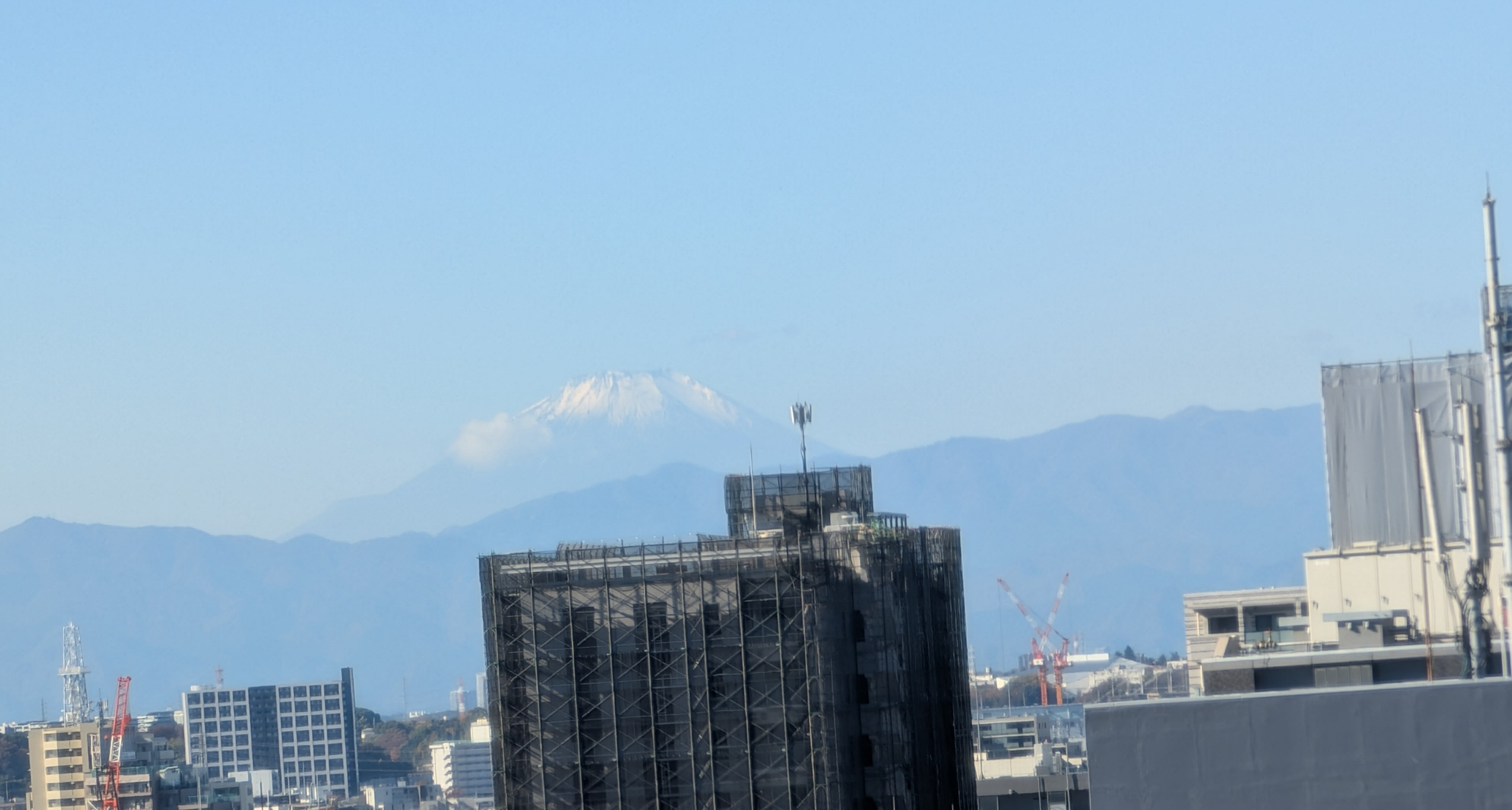 なんと、富士山が😳‼️